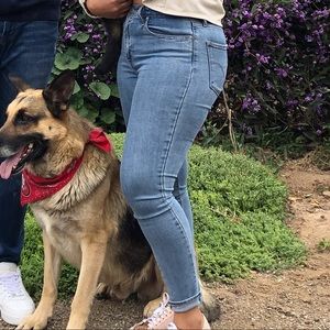 721 high rise skinny light wash